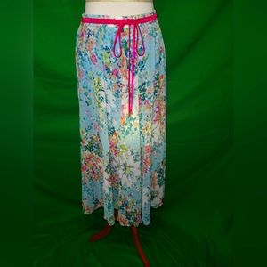Long floral skirt S/M